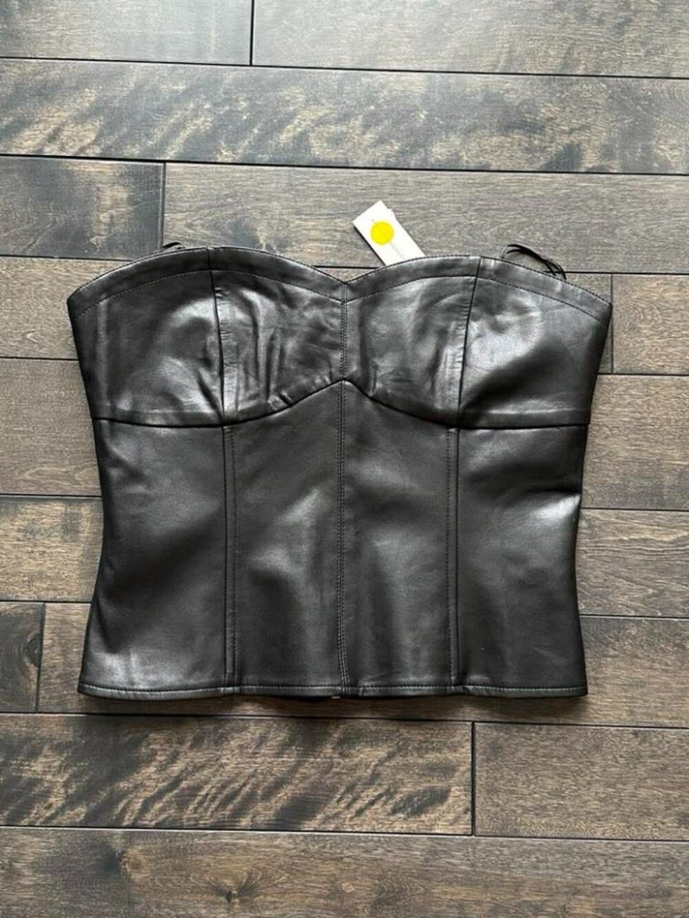 Anthropologie Eri + Ali Faux leather Corset  - new with tags